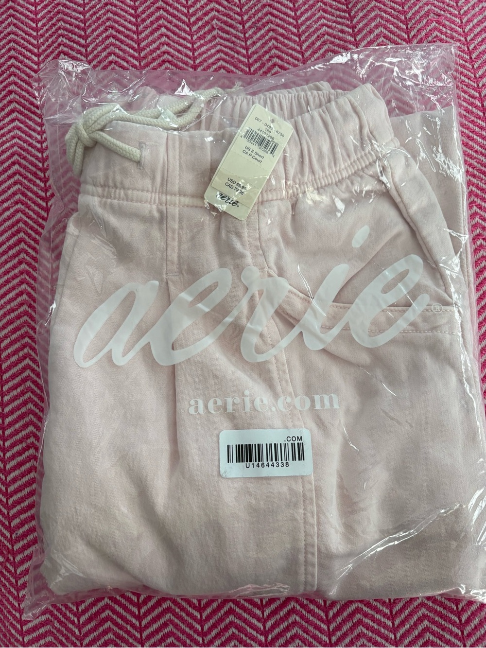 Aerie Daydream Denim Stretch Trouser in petal pink - Picture 4 of 4